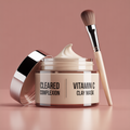 Vitamin C & Turmeric Brightening Clay Face Mask – Deep Cleansing Dark Spot Corrector for Radiant Skin