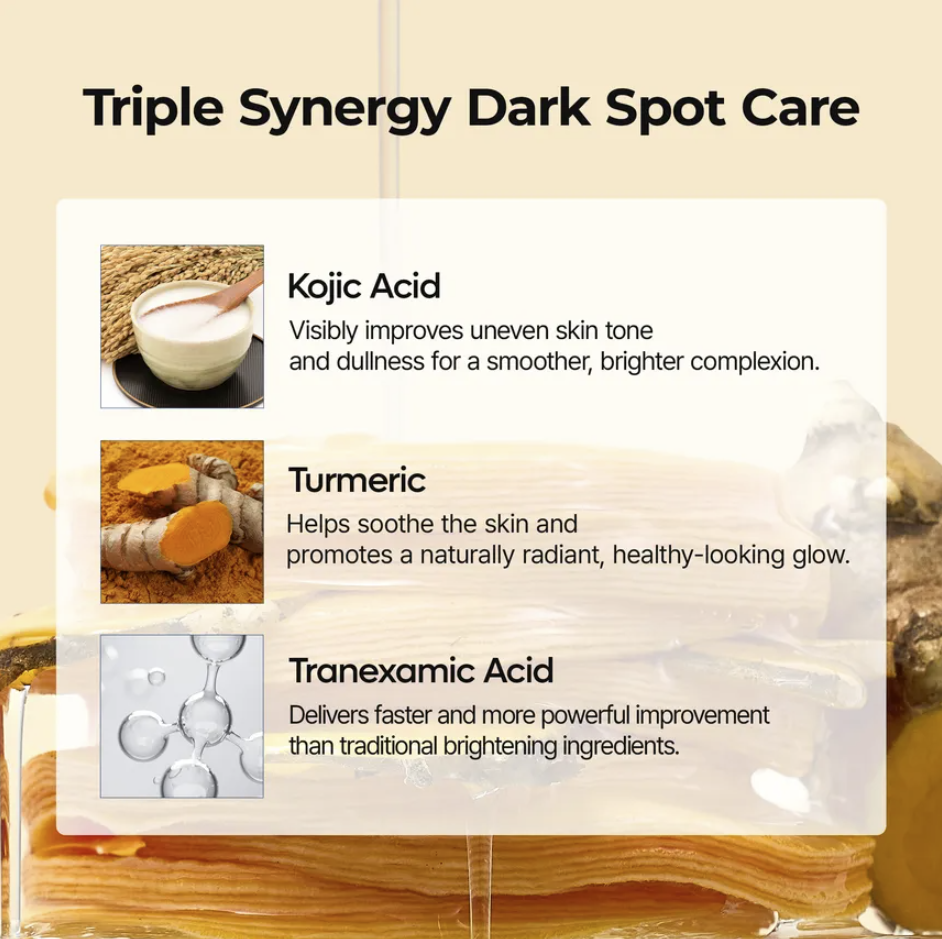 Brightening Toner Pads – Kojic Acid, Tranexamic Acid & Turmeric Exfoliating Pads for Dark Spots & Uneven Skin Toneoduct