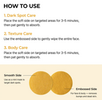 Brightening Toner Pads – Kojic Acid, Tranexamic Acid & Turmeric Exfoliating Pads for Dark Spots & Uneven Skin Toneoduct